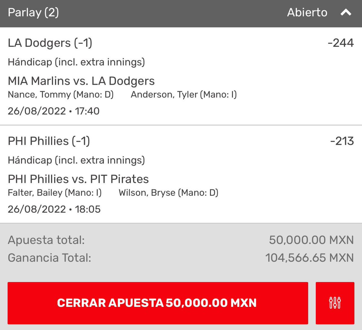 MarcoReyPicks's tweet photo. ¡A INICIAR BIEN EL FIN! 🔥🤑 

Nos vamos con este bonito Parlay Doble de FreePick para ustedes. Si se pierde voy a regalar 5 bonos de $1000 entre las personas que comenten este Tweet con el HT #MarcoRey 

¿Quién me sigue?  💰 https://t.co/wILqgPoj34