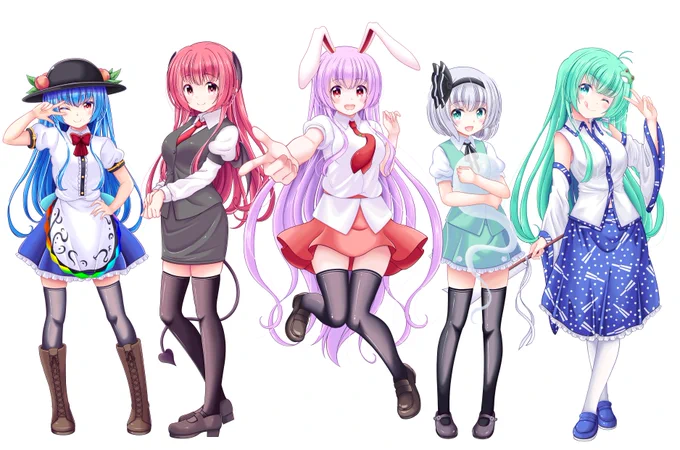 #8月の終わりにあなたの作品見せてください #絵柄が好みって人にフォローされたい 東方projectのイラストを描いています 