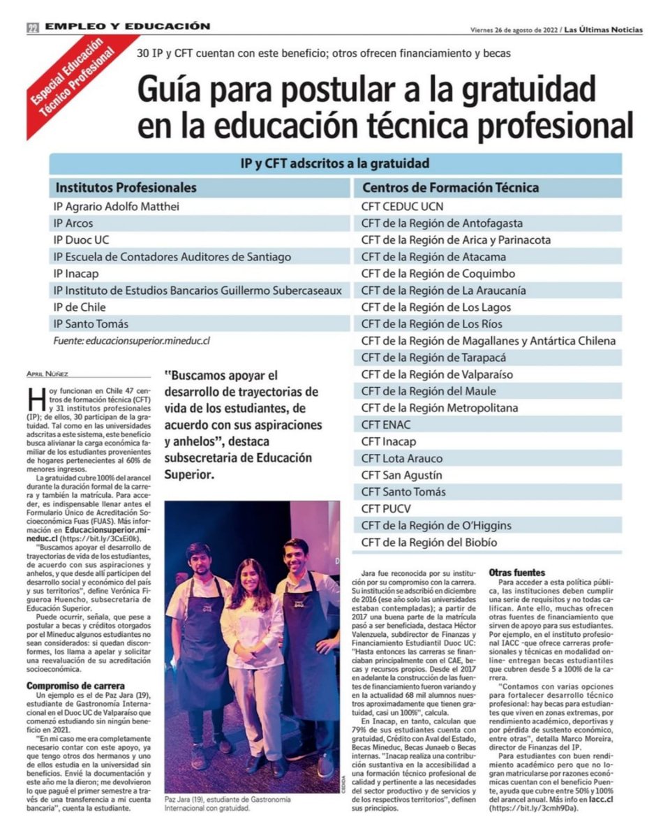 Ministerio de Educación tweet media