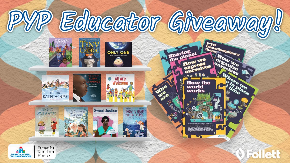 follettcontent's tweet photo. It’s back-to-school time! Win a set of books for your #PYP classroom! Enter now:
https://t.co/RKF21ZMe7T
@iborganization
#IB #IBPYP #IBEducators #Giveaway #IBGiveaway #IBClass #BackToSchool https://t.co/O4UfE0S9yZ