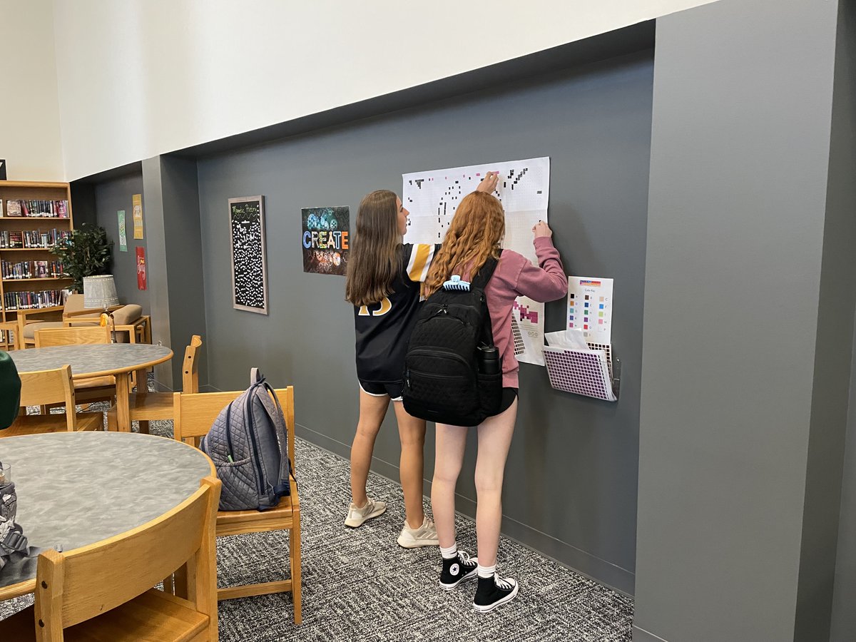 fzelibrary's tweet photo. The library has been hopping with activity the past couple days! Students are excited about the #makerspace activities and English II did a book speed dating activity today. Great first week! #FZReads #Engage #Explore https://t.co/tTu7HSwRLh