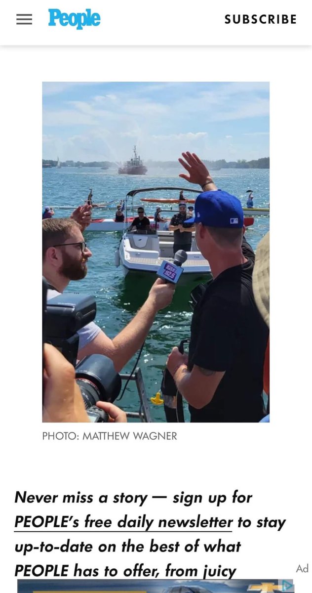 DamnitMaurie's tweet photo. This is cool! I’m in a photo in People Magazine with @MikeShoreman https://t.co/J9xIcoluZH