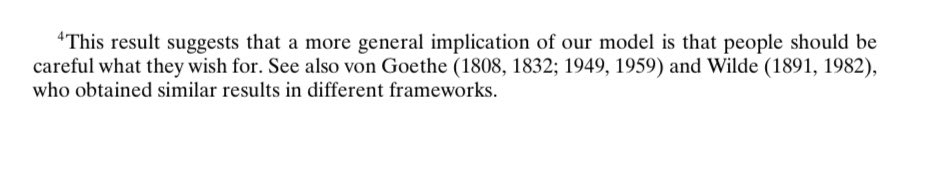 josh_t_dean's tweet image. Not a paper, but this footnote from Eyster and Rabin’s “Cursed Equilibrium” paper is a classic