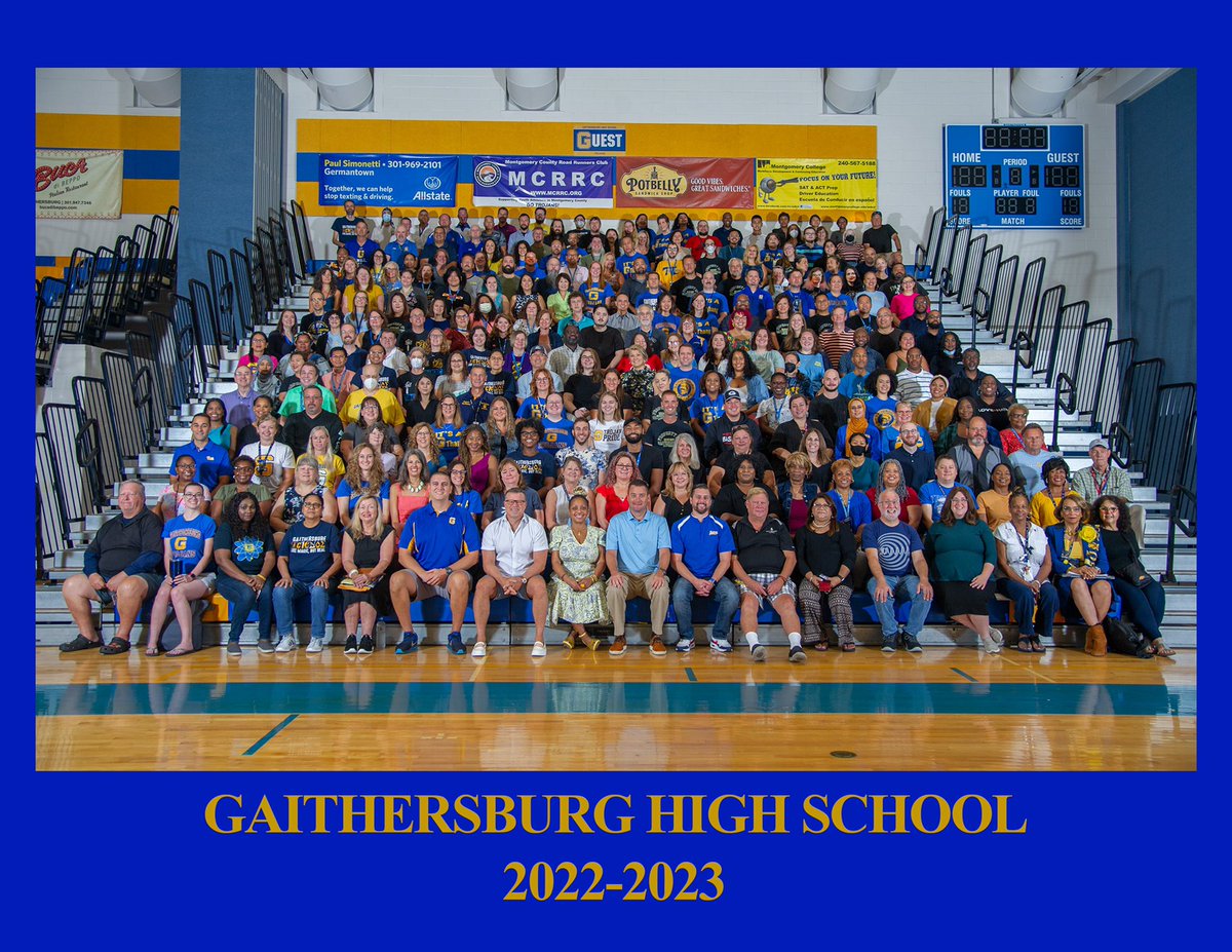 GHSSGAKERES's tweet photo. An amazing staff at Gaithersburg High School. Looking forward to an amazing year. @GburgPrincipal @MrLoznak @tall_principal @Gburgathletics @MsWalsh_Health @MissWardGHS https://t.co/n5jqsy1d1t
