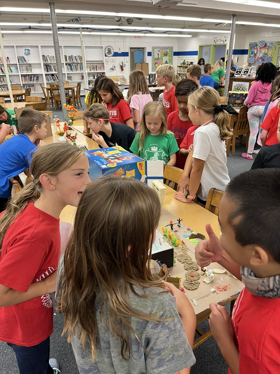 KThomasTFAA4th's tweet photo. Wow! I’m simply amazed at the creativity and perseverance shown by these kiddos. Their projects were wonderful, and I am so proud! @TFAA345 @TFAA_Rams #GoRams https://t.co/cw9lhlPAJr