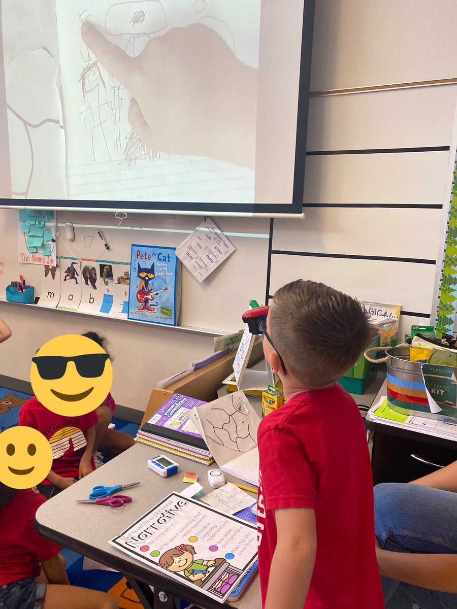 We are over the moon with our 1st graders and their writing skills! <a href="/MaryStults_ISES/">ISES.Principal</a> <a href="/emilybCISD/">Emily Bedwell</a> <a href="/JolynCaddell/">Jolyn Caddell</a> <a href="/bcoxcounselor/">Brandi Cox</a>