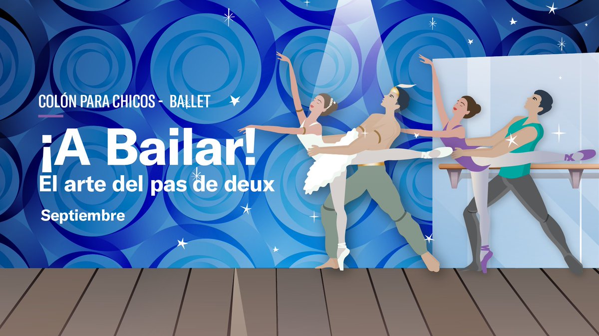 ¡A BAILAR! EL ARTE DEL PAS DE DEUX 🎭
El 3, 4 y 11/9 a las 11H, se presenta ¡A bailar! El arte del pas de deux en el escenario del Teatro Colón. Comprá tu entrada para disfrutar en familia en bit.ly/AbailarCPC o en la boletería del Teatro, Tucumán 1171.