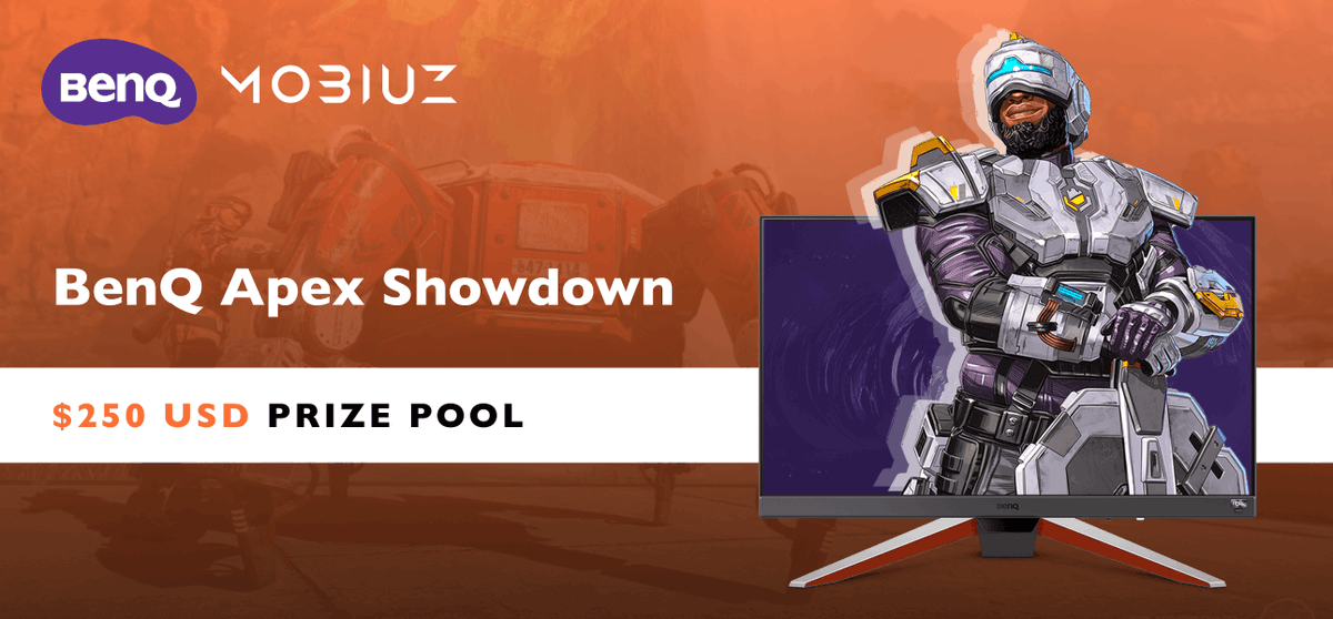 We are thrilled to announce the BenQ Apex Showdown presented by BenQ Mobiuz! 

Find out more on how you can participate and what prizes are up for grabs!! 

battlefy.com/benqusa

We'll see you at the first event on September 9th, Legends!