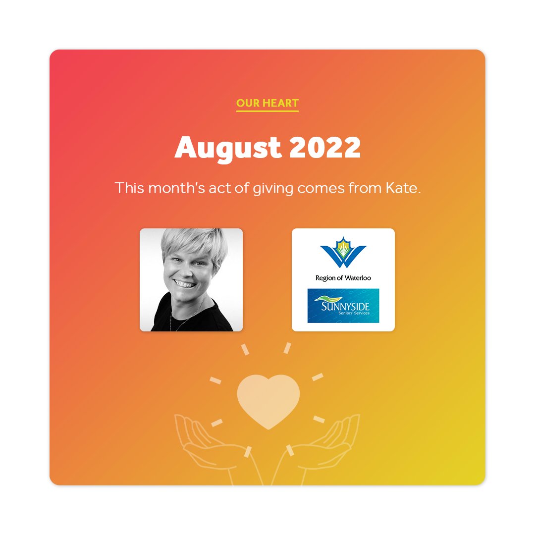 As our population ages, it is vital we reconsider, reconstruct, and improve older adult care. This month, I have chosen Sunnyside Home in Kitchener as our donation recipient. <a href="/RegionWaterloo/">Region of Waterloo</a> 

❤️ digitalchaos.ca/heart/