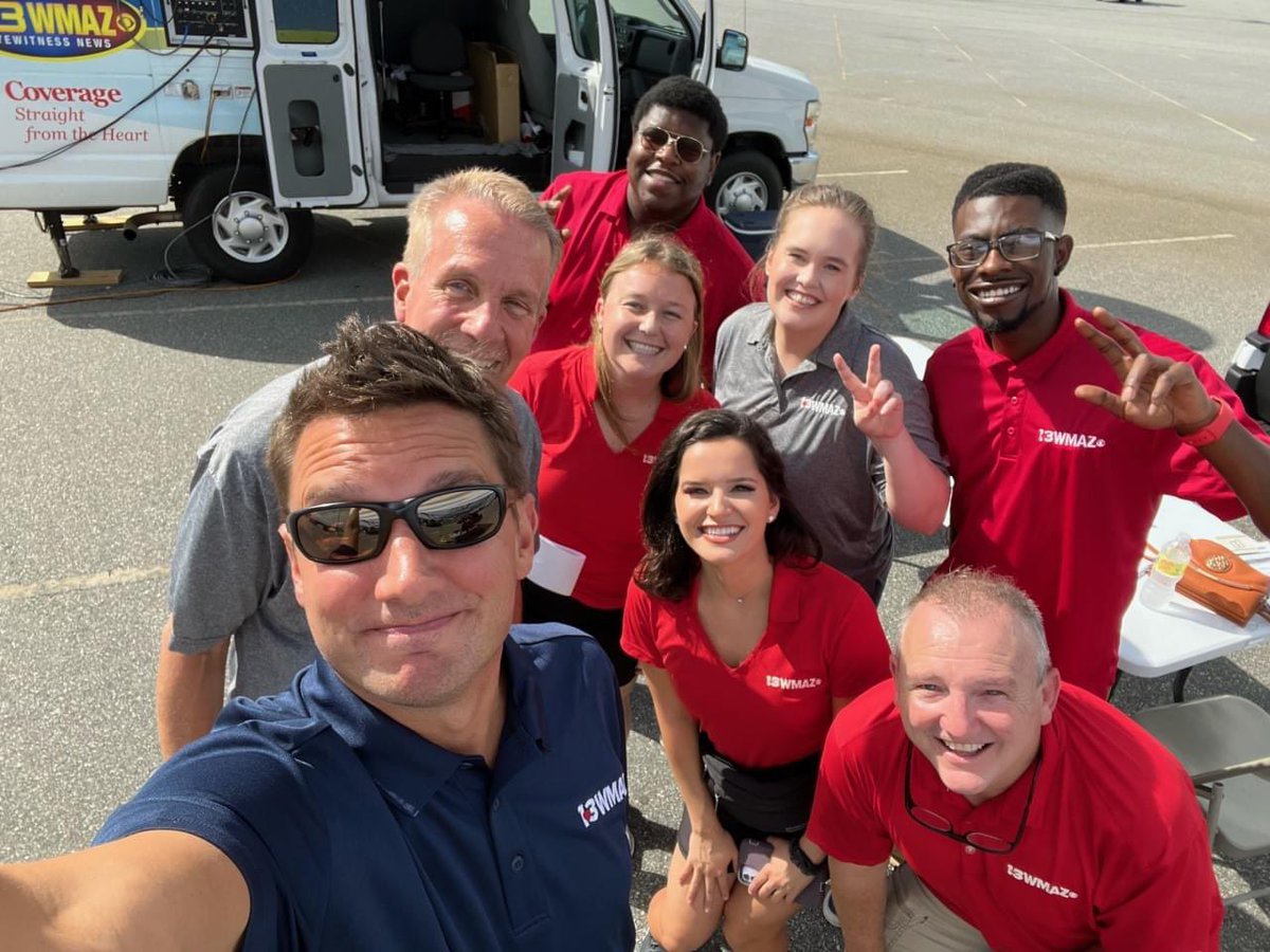 sportsguymarv's tweet photo. This what happens when you show up late to #tailgate13 @13wmaznews but you can catch me at the show tonight at 11:35 for Football Friday Night! https://t.co/lI0aNZQXF1