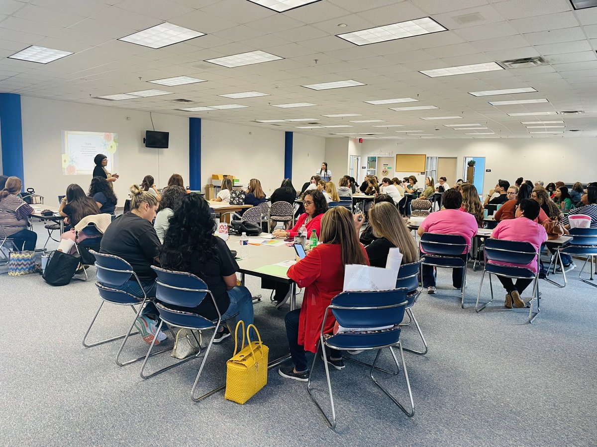 Shout out to our amazing pre-K educators! Today we had awesome collaboration and while learning about lesson Internalization, classroom management, and our centers for our upcoming themes. Thank you <a href="/denesesita7/">Denise Gonzalez</a> <a href="/agholland4/">AmandaHolland</a> for presenting with me!