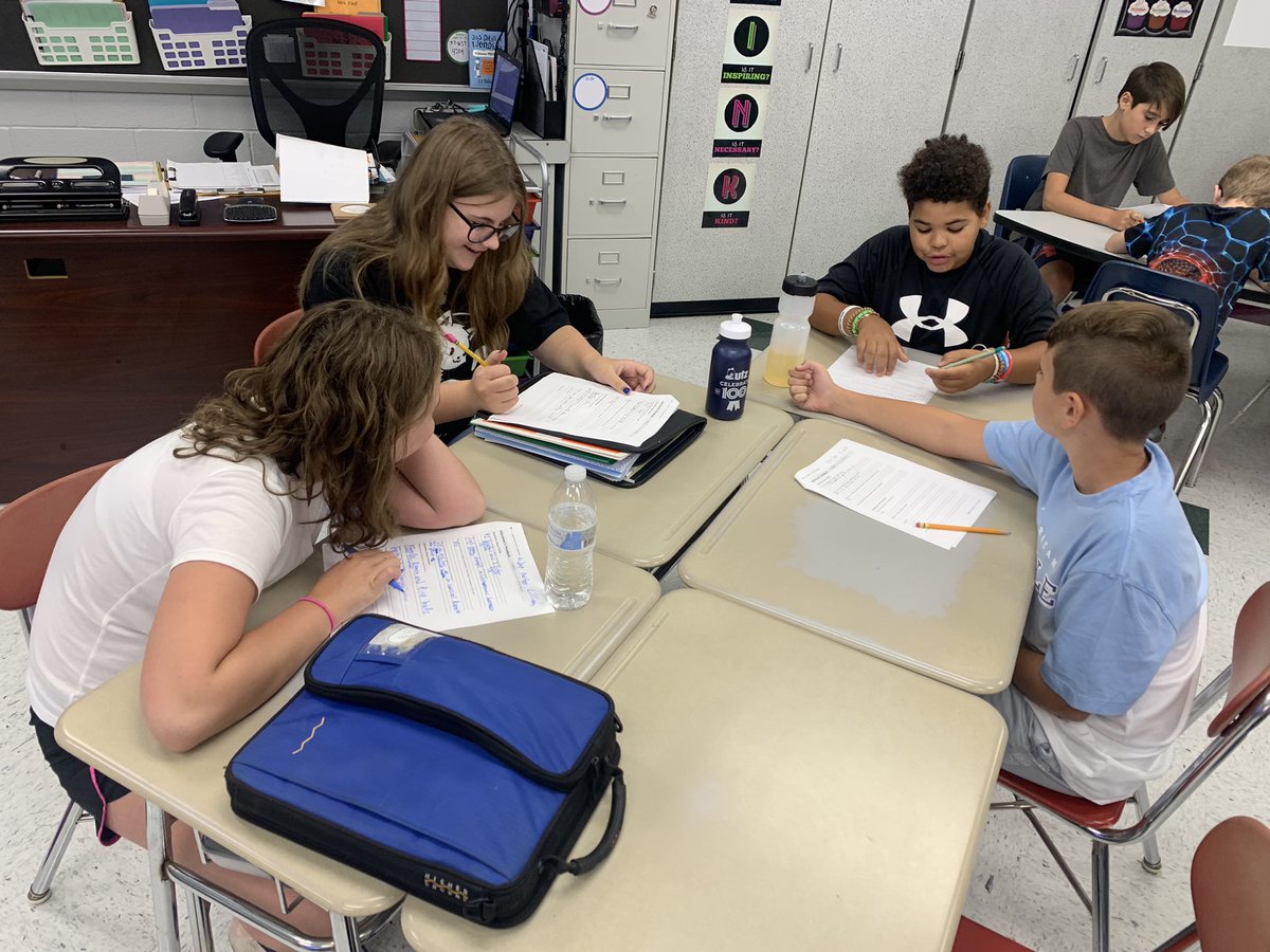 Students enjoyed getting to know their classmates as they completed the interviewing questions for their “Who Am I Autobiographical Writing”