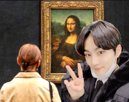rikiconne's tweet photo. With Mona Lisa sunbaenim! 
#ENHYPEN #JUNGWON #ENHYPENINEUROPE https://t.co/PVhal3HvBv
