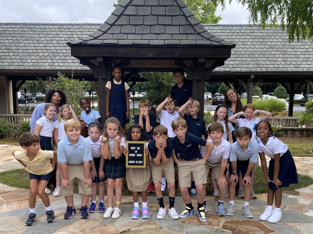 It was a fantastic first full week of school with these Fourth Graders! We are ready to tackle this school year together! #trinitylearns