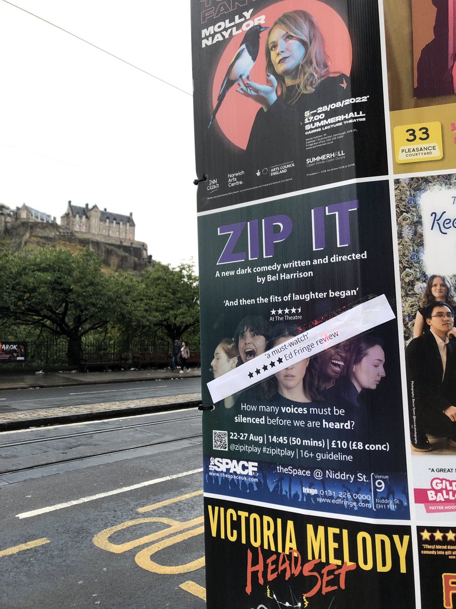 ⭐️⭐️⭐️⭐️⭐️ “a must-watch” <a href="/edfringe_review/">EdFringeReview</a> 

ONE SHOW LEFT! 

14:45 | theSpace @ Niddry St #ZIPIT
🎟 tickets.edfringe.com/whats-on/zip-it