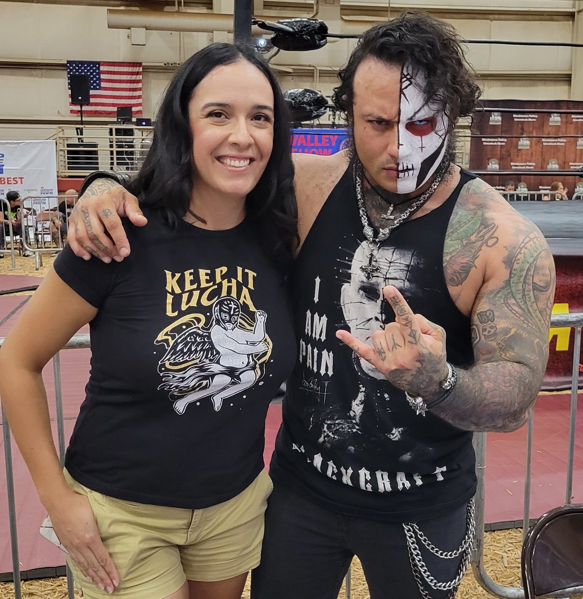 TakeItToTheRing's tweet photo. Loving #NGCW! @HugoSavinovich is awesome! ๐- Lady J https://t.co/MrLig6l8LS