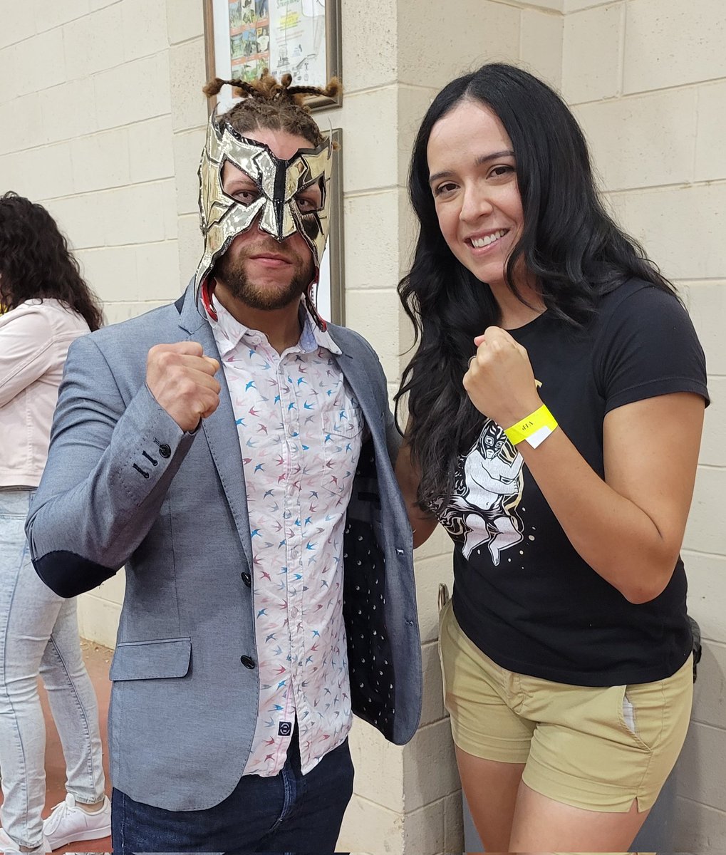 TakeItToTheRing's tweet photo. Loving #NGCW! @HugoSavinovich is awesome! ๐- Lady J https://t.co/MrLig6l8LS