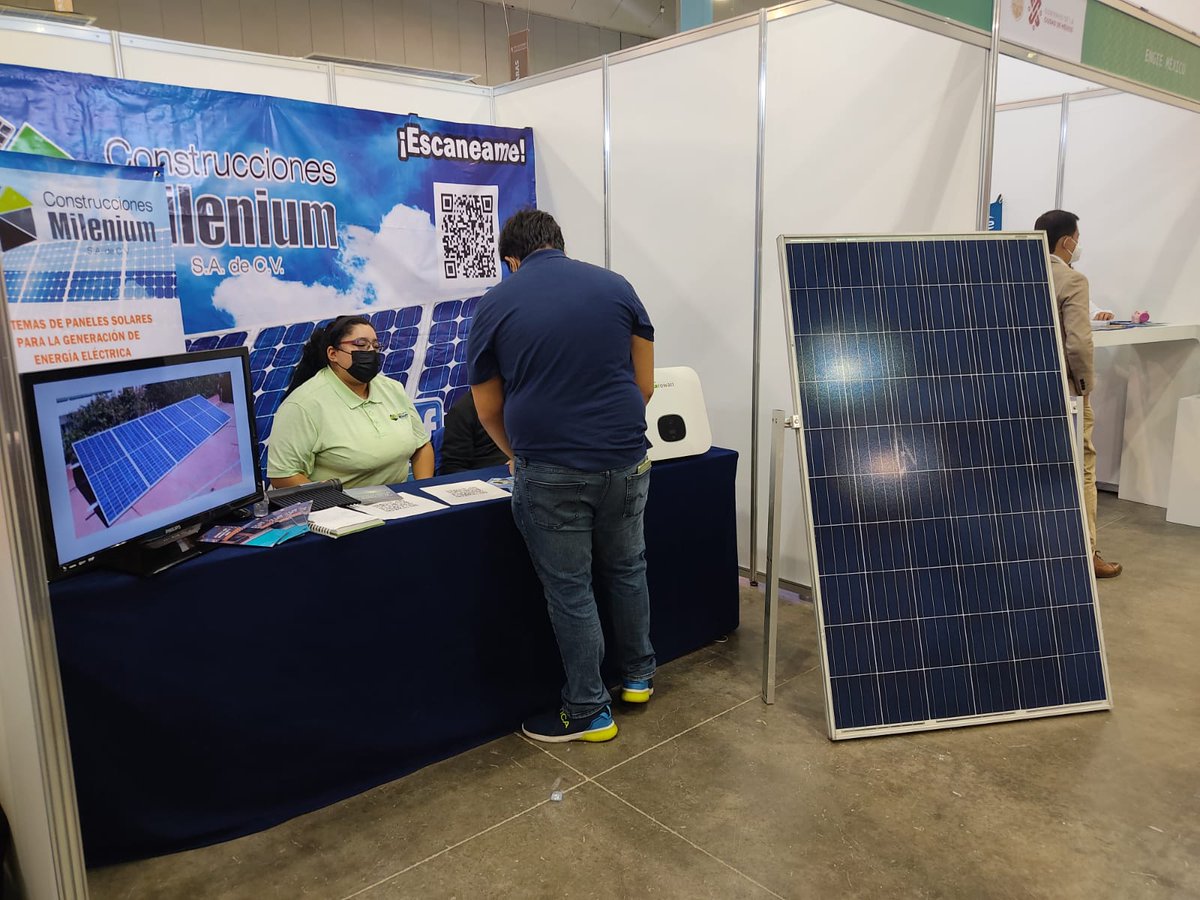 SedecoCDMX's tweet photo. Agradecemos a las empresas de energías limpias, que nos han acompañado en la #FeriaDeInversión presentando sus productos y servicios. 
#AXIMO,@Naturgy, #MóduloSolar, @EngieLabLatam @Energeka1, @runisunmx , #BAYWARE, #MILLENIUM , @solylitiomex, #GRUPODRAGÓN @kinenergy, @CalorexMx https://t.co/aX2niVFORJ