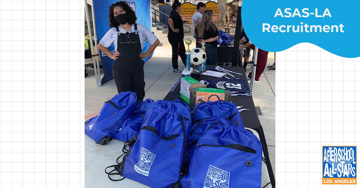 ASASLosAngeles's tweet photo. Thank you to our #ASASLA staff for providing our 🌟's with a warm & welcoming environment these past two weeks.
@asaslosangeles aims to continue to #EducateEnlightenandInspire & we are so excited to welcome more students to join our programs! 💙
#BackToAfterschool #NonProfit https://t.co/Xq74hnV1hd