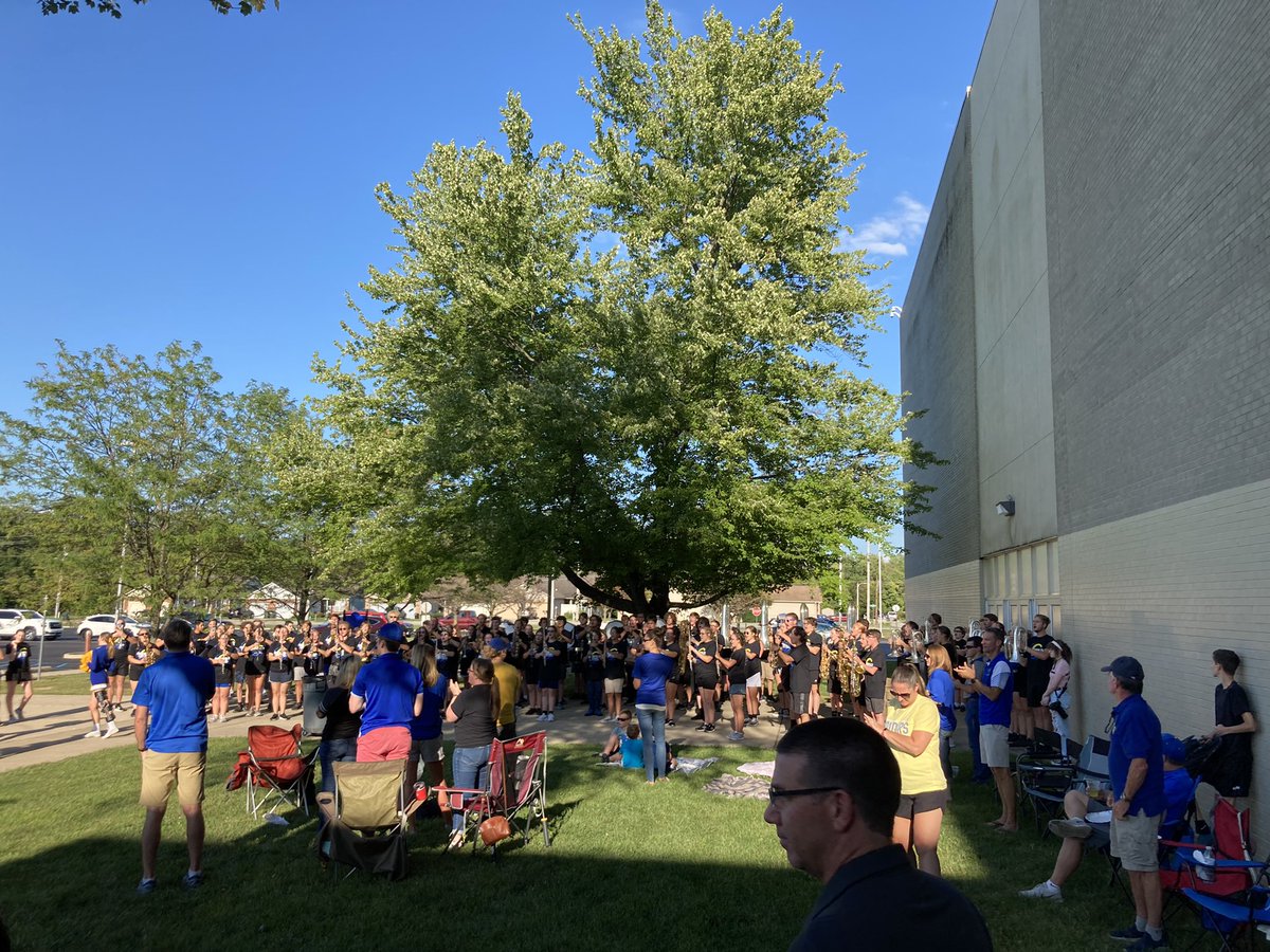 Big thanks to <a href="/GC_Bands/">GC Bands</a> for performing tonight for our annual faculty/staff tailgate.