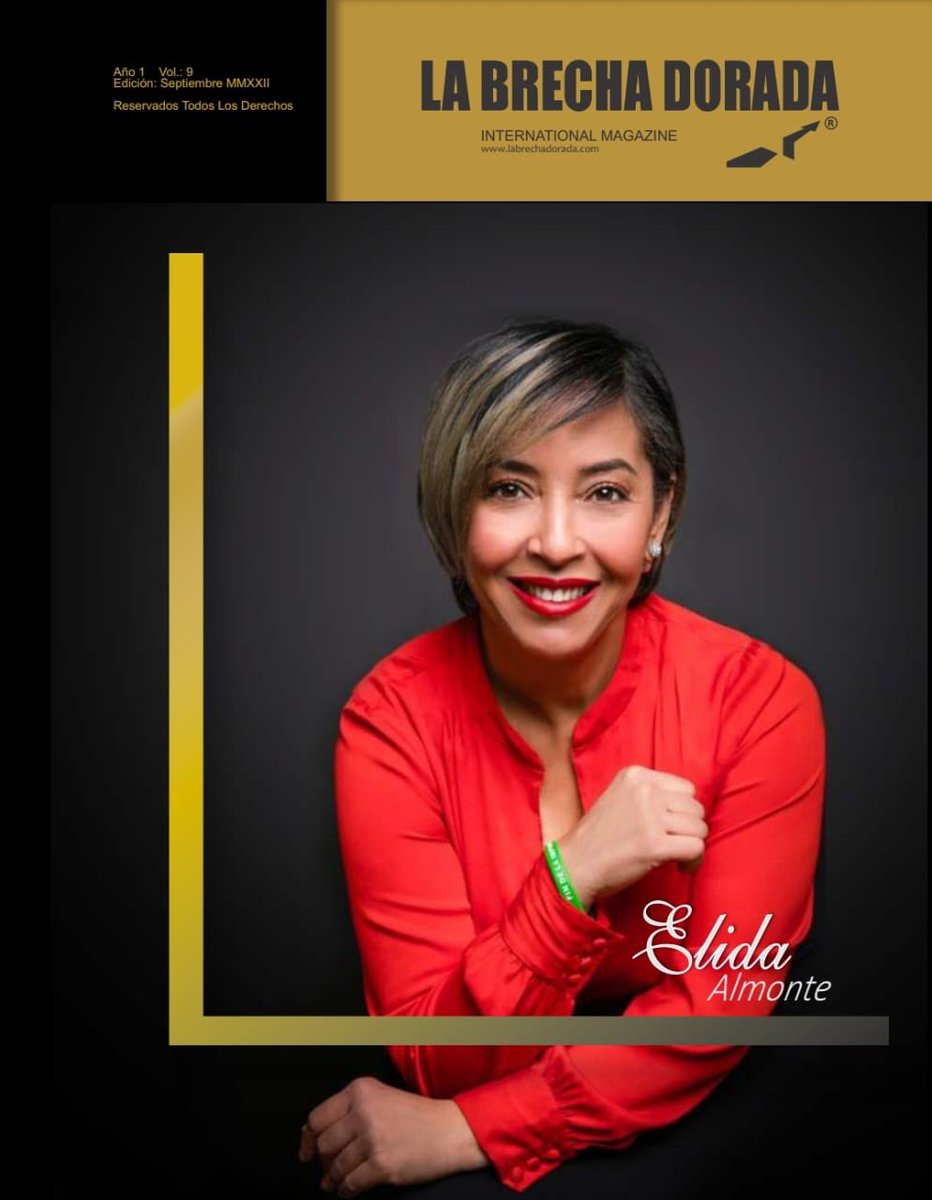 AlmonteVega's tweet photo. Gracias a los directores de la revista internacional “La Brecha Dorada” por dedicarnos la portada de su primera edición. Desde NY les deseamos el mayor de los éxitos en tan interesante proyecto. #LaBrechaDorada 
#dusaccom https://t.co/me6TsYDzm4