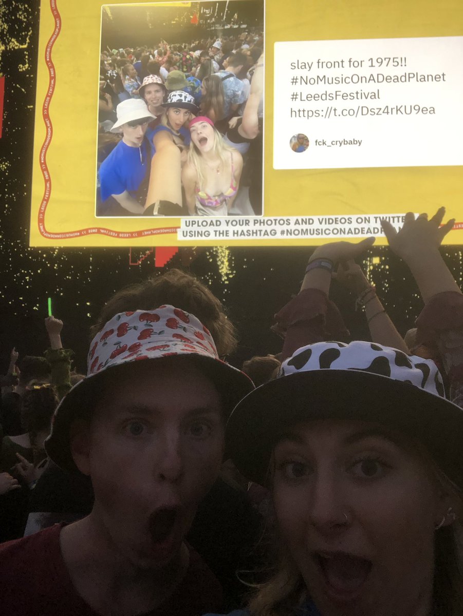 CcKieran's tweet photo. #NoMusicOnADeadPlanet #LeedsFestival second time lucky https://t.co/daZonQK8Vi