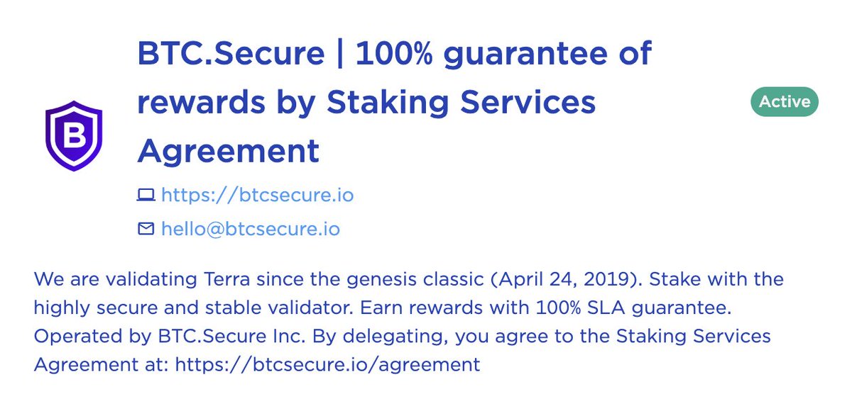 Interstake One (prev. BTC.Secure) tweet media