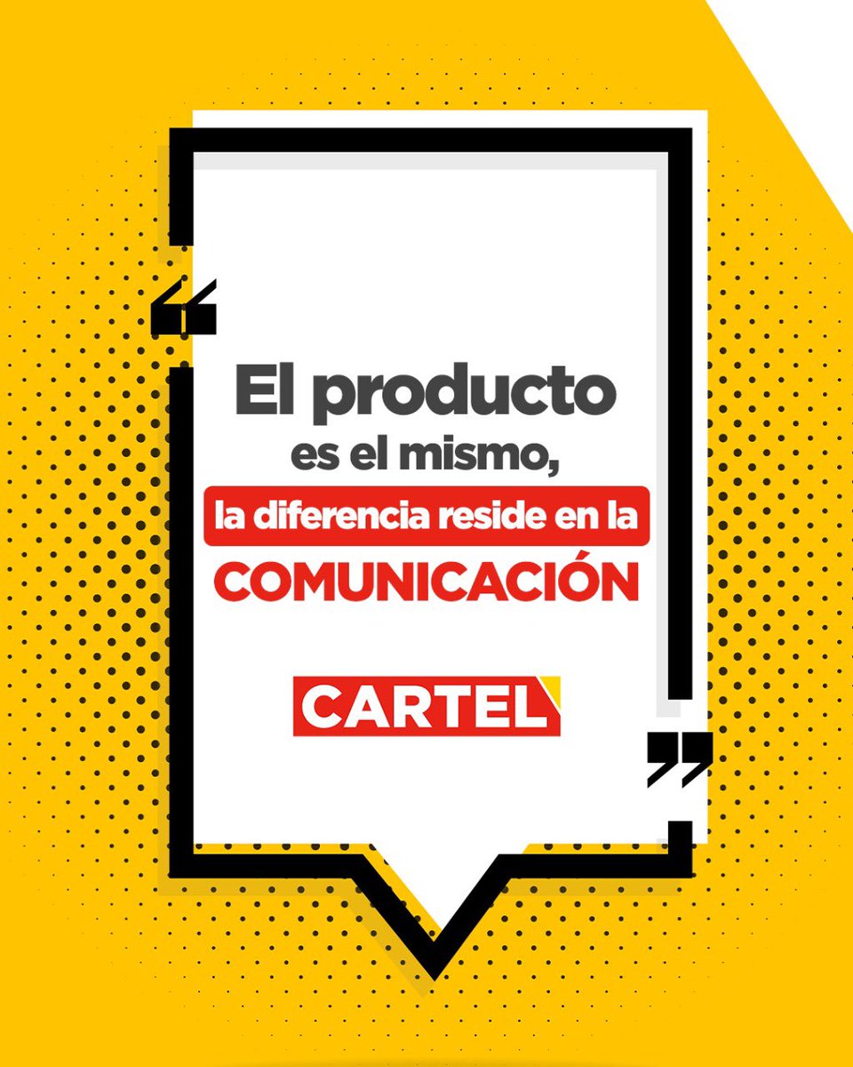 “El producto es el mismo, la diferencia reside en la comunicación”

#CampañasPublicitarias #VallasDigitales #PublicidadDigital #EsDeCartel #MarketingExterior #RepublicaDominicana #SantoDomingo #Santiago #PuntaCana #Advertisement
