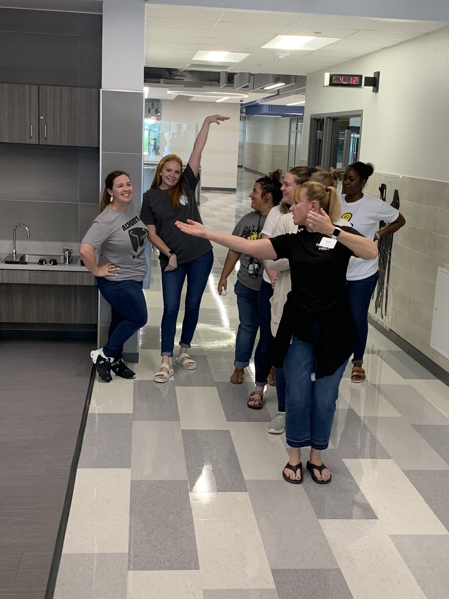 We had so much fun celebrating Ms. Kosydar this afternoon! #HeritageES #HeritageIsHome