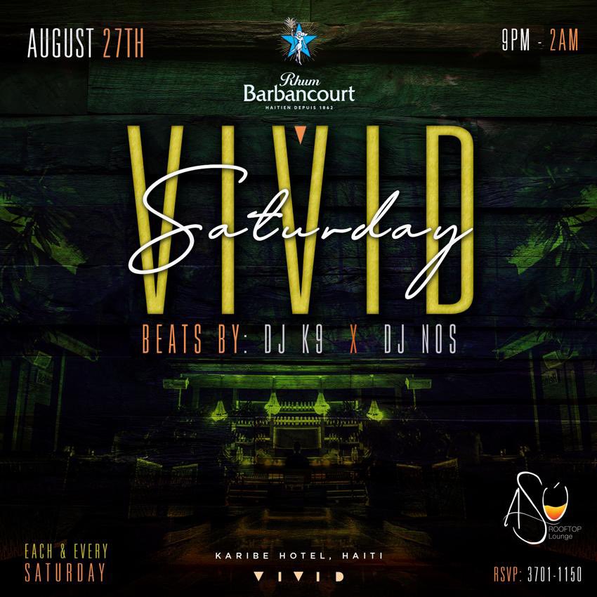 Toulesguich's tweet photo. VIVID SATURDAY
08.27.2022
@asulounge
Beats by: @djk9_ and @djnosofficial
RSVP ONLY ‼️‼️‼️
Reserve your tables now ‼️
#vividsaturday #vividgroup #asulounge #nightlife #nightlifepv #nightlifehaiti #partyinginhaiti https://t.co/nW0dtPhsYN