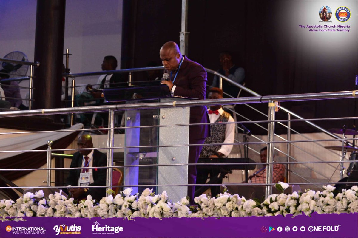 onefoldtv's tweet photo. TACN-AKS INT'L YOUTH CONVENTION - Day 2
Pastor Emmanuel Iniama ministering...
Sub-theme: Making heaven: A More Glorious Heritage 

#TheGloriousHeritage
#AKSTYouthConvention
#TACNYouthMovement
#TACNService
#OneFoldTV https://t.co/rJAuKgUs4V