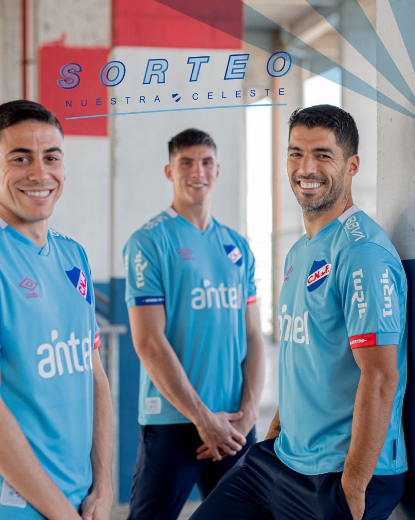 Sorteo 👕
¡Gánate una de las dos camisetas Away 3 firmada por Luis Suárez! 

Requisitos: 
✅ Seguir a @nacional y a <a href="/LuisSuarez9/">Luis Suárez</a> 
✅ Arrobar a 3 amigos

Sorteo válido para usuarios de todo el mundo ✈️📦 

Tenés tiempo para participar hasta el miércoles 31/08 a las 23:59.