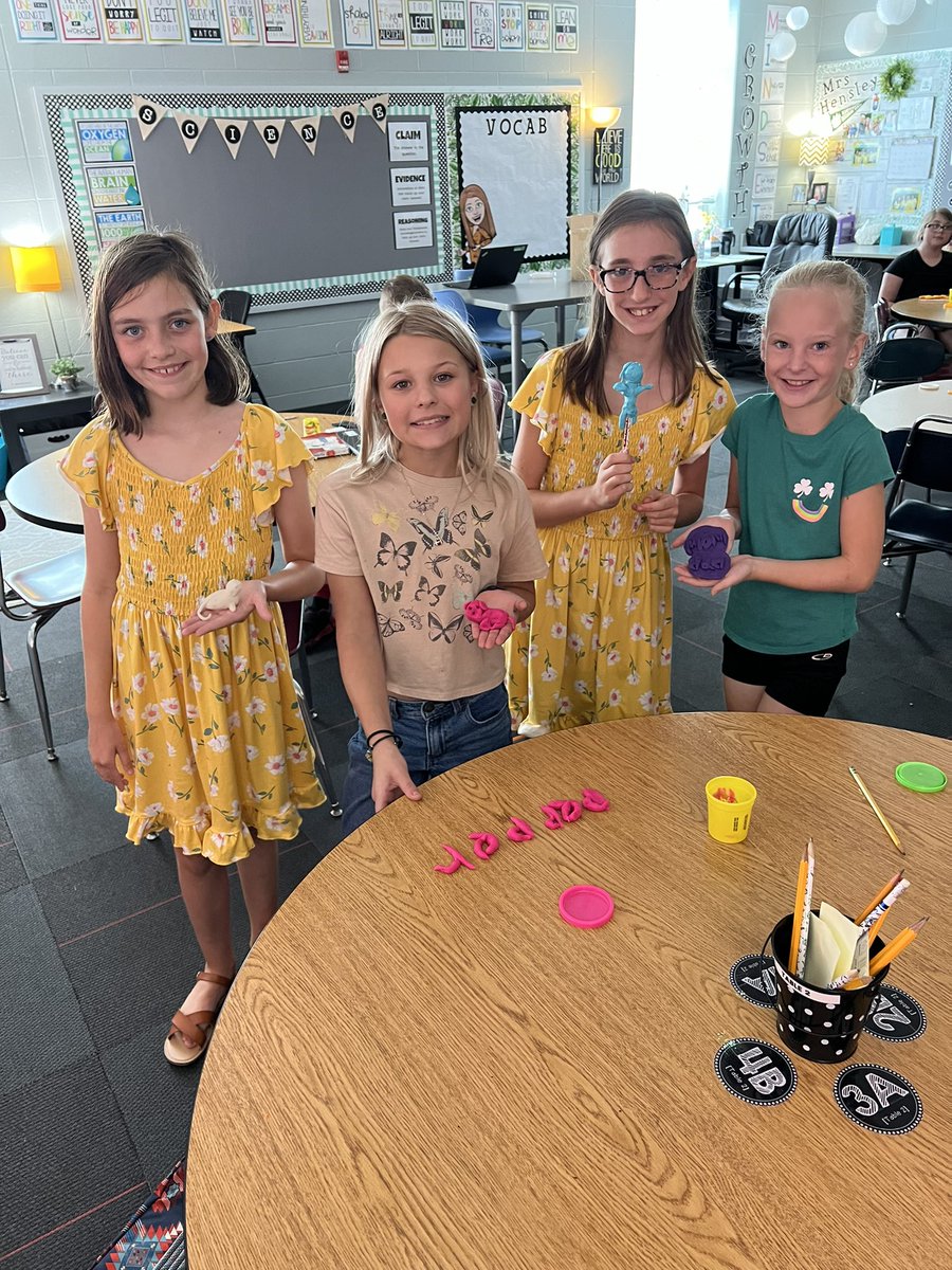 Hensley5thgrade's tweet photo. 5th graders had fun today using playdoh to create objects that are meaningful to them. It was lots of fun! @MapleWarriors @S_Greenfield7 @Meyer1Abbey #warriorscreate https://t.co/aQcI5rAKdc
