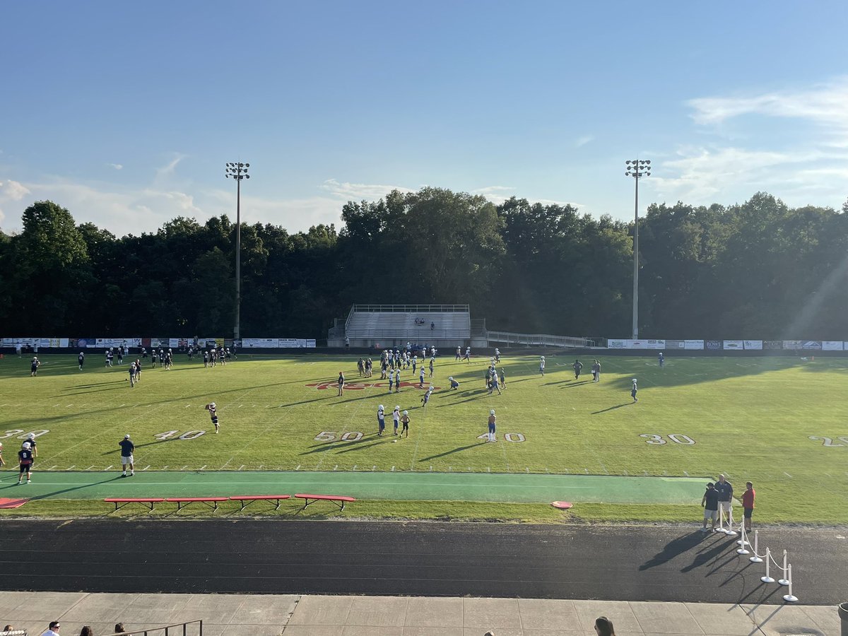 The view from the office. <a href="/RockHardFB/">Rockcastle Football</a> and East Jessamine.