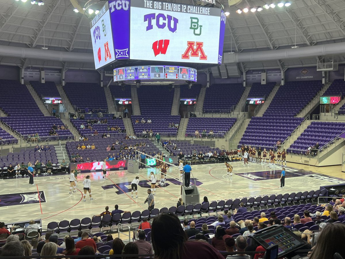 Having a blast at the TCU volleyball game!!! #PonyProud <a href="/GrapevineMiddle/">Grapevine Middle</a> <a href="/GMSgirlsath/">GMS Girls Athletics</a> <a href="/GCISD_Athletics/">GCISD Athletics Dept.</a>