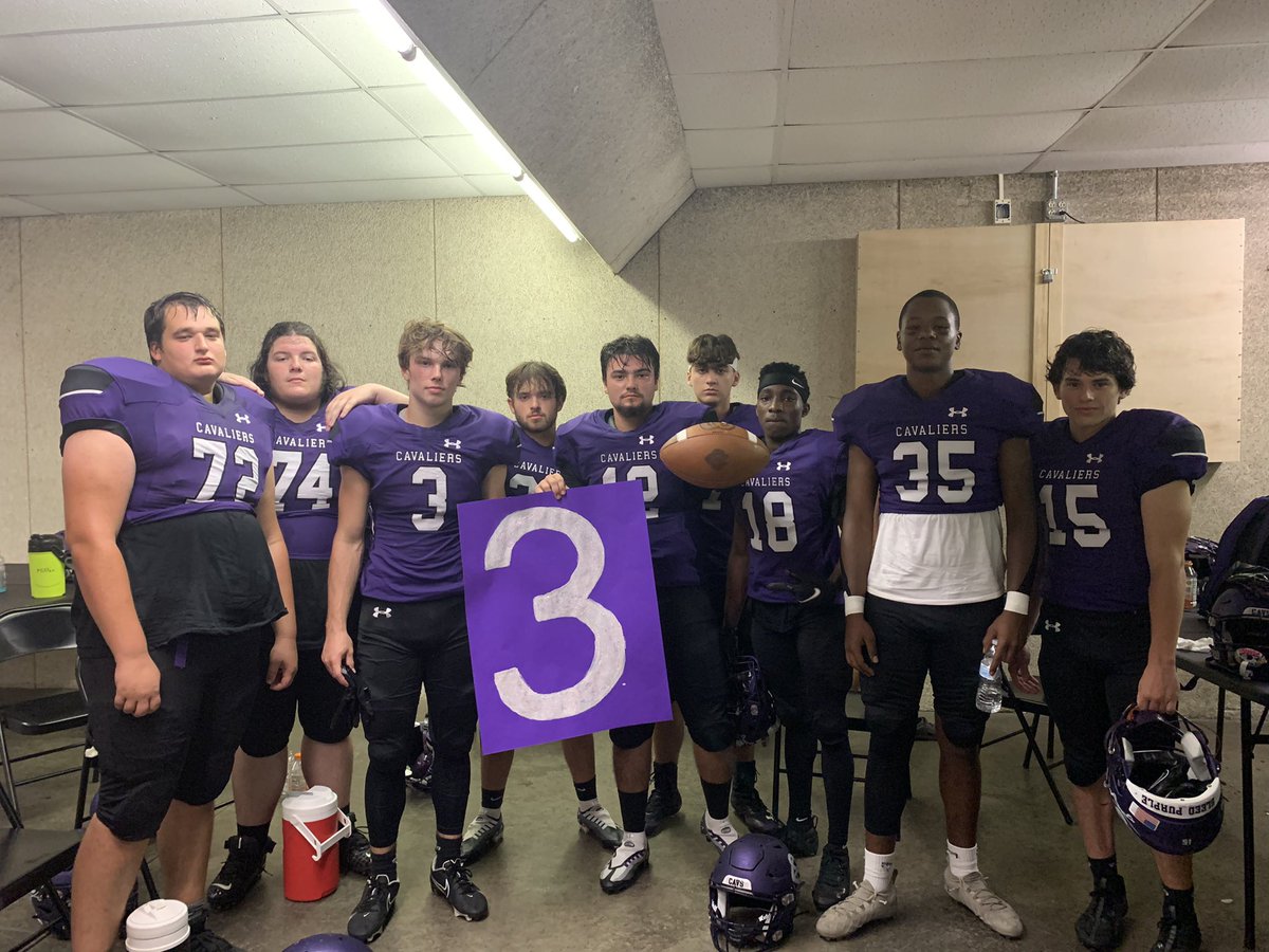 T-3 DAYS CAVS!!! Good luck against William Allen boys!! 💜🤍