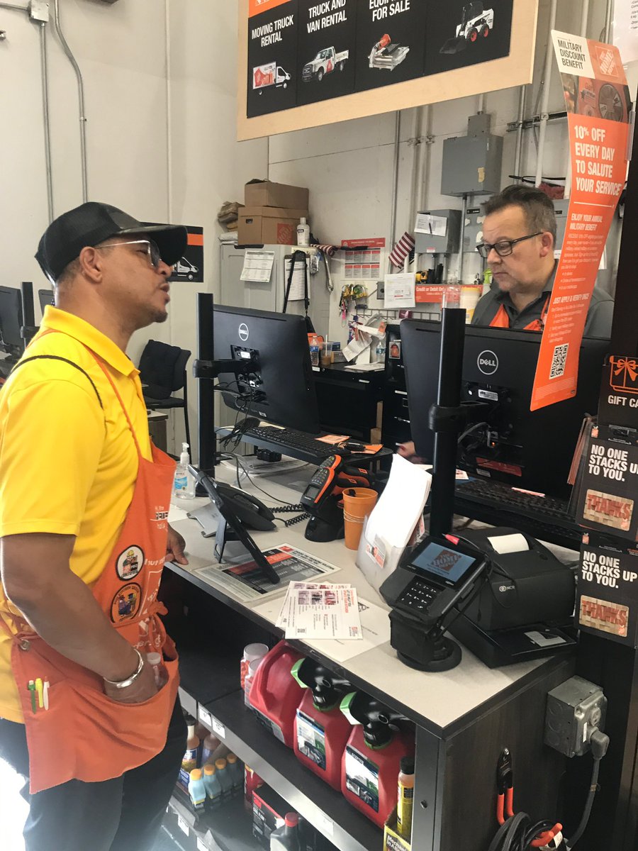 Pete, our Cabinet  Make Over Services Provider, coming to our store to support SAW. Thank you,Pete <a href="/DepotDSM/">Bill</a> <a href="/0963SM_Charlie/">Charles Reiser</a>