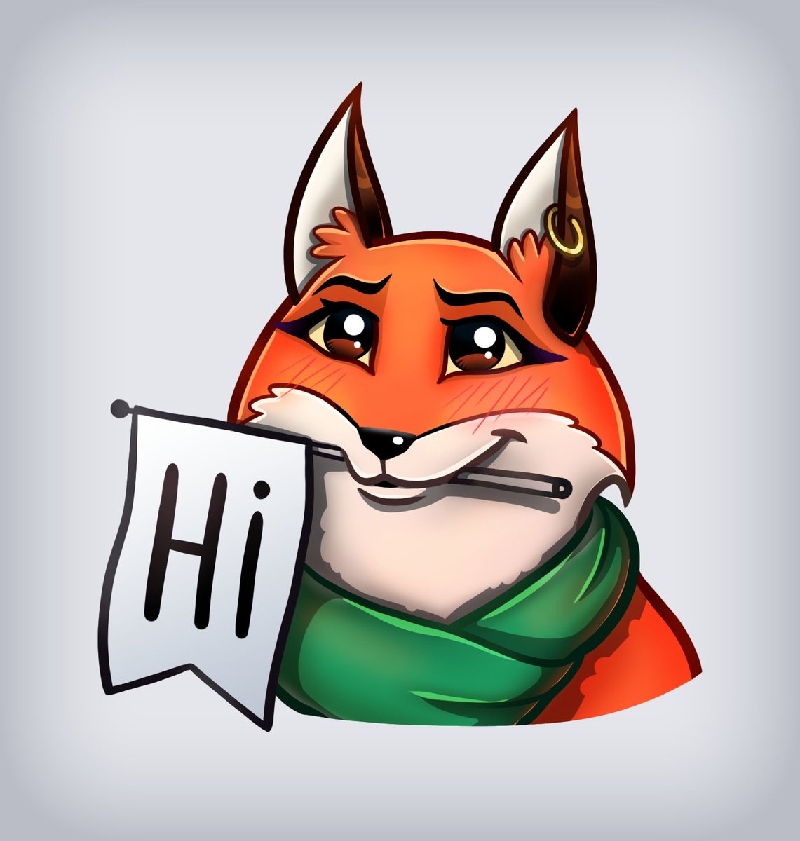 kotkoshka1's tweet photo. I drew one sticker with Liska in colour to decide on a palette. The whole sticker pack will be in the same style! ๐
#emotes #commissions #foxemotes #Sticker #stickerpack #telegram #foxgirl #foxart #sketches #sketch https://t.co/Km1CNt0ekd