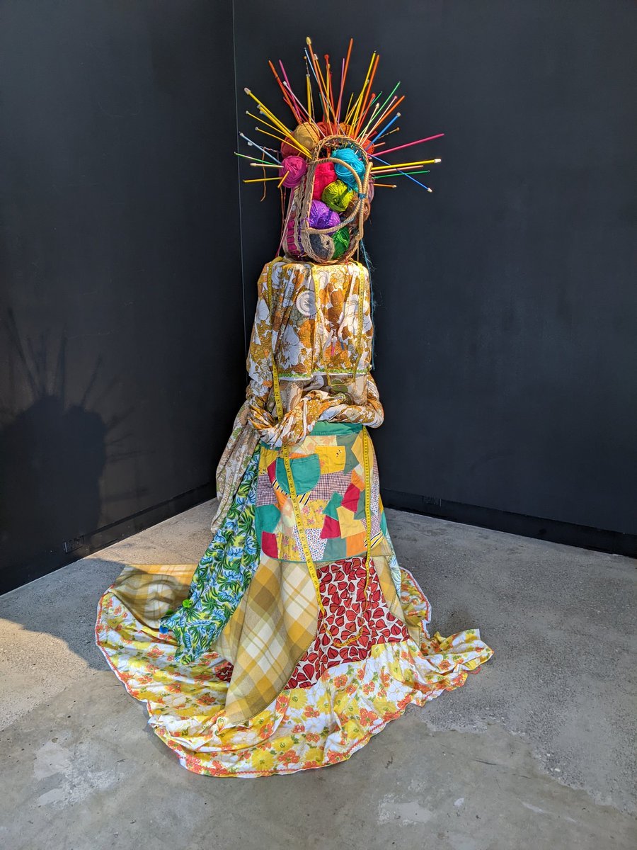 MicWink's tweet photo. Gina Ropiha has been making amazing stuff for years, but her new show Tiaki at @blakdotgallery knocked my socks off. https://t.co/osldeUwTOM