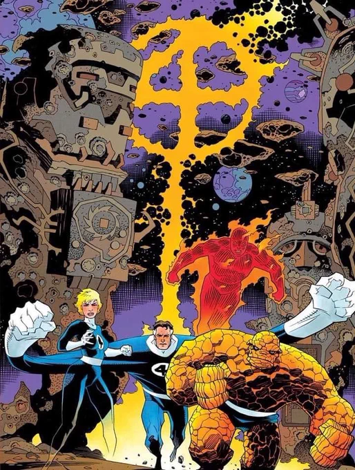 Another one from the early 90s. I think of this as the high end (and pretty close to the end) of my time doing stuff for Marvel.Color by the great Mark Chiarello-- 