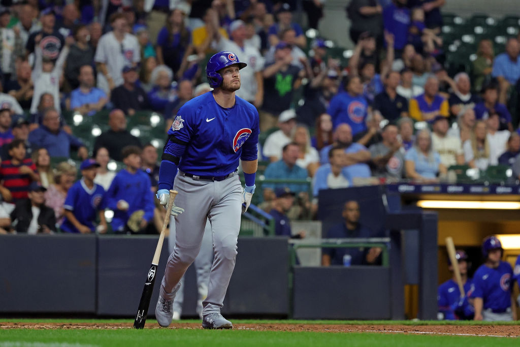 ESPNInsights's tweet photo. The Cubs had just two hits tonight, both of which were Ian Happ two-run HRs.

Happ is the first player to have a multi-HR effort account for all of his team's hits in a victory since Manny Ramírez in 1998. https://t.co/SlT38thgBo
