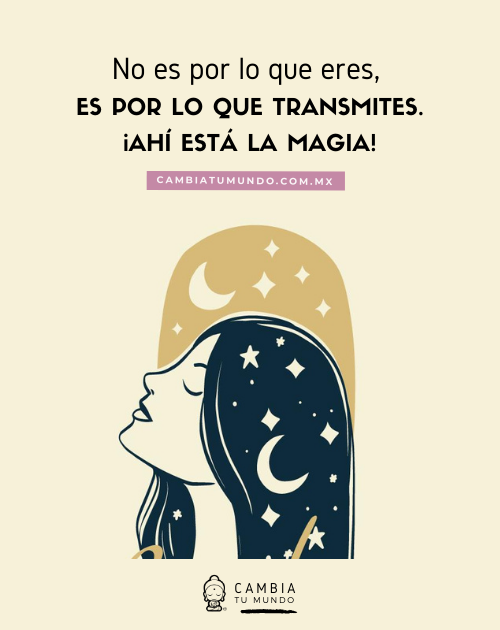OliZen1's tweet photo. 💫 No es por lo que eres, es por lo que transmites. 
¡Ahí está la magia!
#CambiaTuMundo https://t.co/0L0tTIvWJA