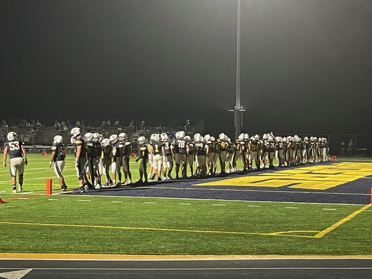 The Raiders opened the season with a win tonight against West York on the new turf field! Fabulous evening with our football players, cheerleaders, and band for the first Friday night football of the season!  #ELCOexcellence