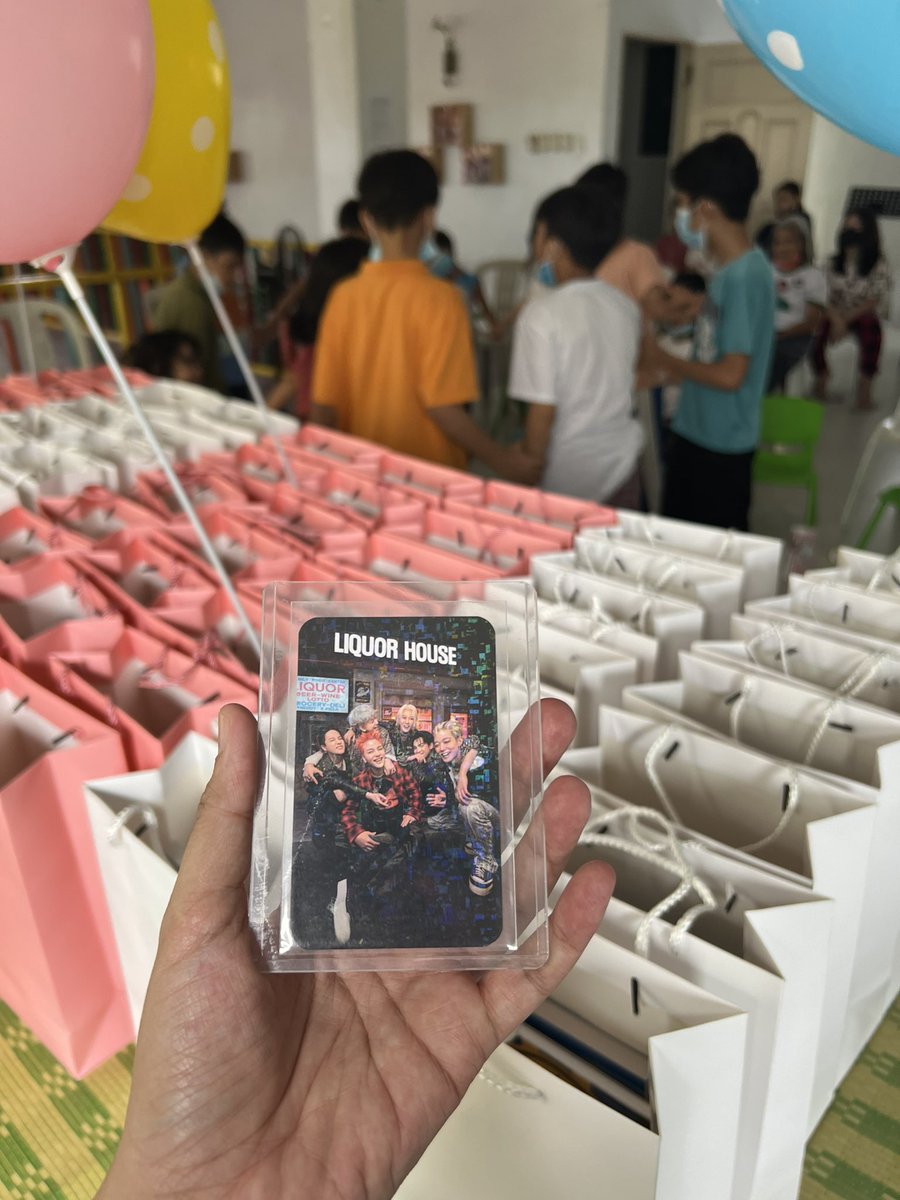 sevvie4i's tweet photo. Celebrating my birthday with an outreach program, of course my boys @YG_iKONIC are also part of the celeb! 🥳🥰 #iKON https://t.co/f5CHRygaZJ