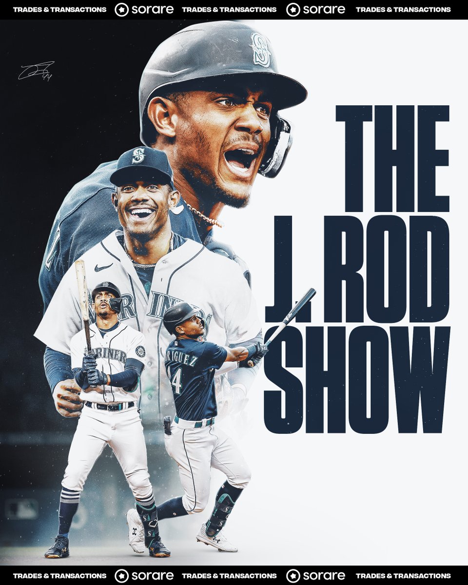 MLB's tweet photo. The show is just getting started. 

@JRODshow44 has signed a long-term extension with the @Mariners. https://t.co/fKuxJdA7Vm