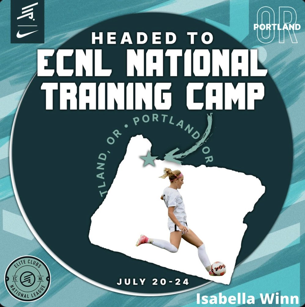 Bella Winn (@bellawinnsoccer) on Twitter photo A late thank you to <a href="/ECNLgirls/">ECNL Girls</a> for such an amazing week in Portland. I'm incredibly grateful for the invitation and loved meeting some of the best players and coaches from around the country. A late thank you to <a href="/ECNLgirls/">ECNL Girls</a> for such an amazing week in Portland. I'm incredibly grateful for the invitation and loved meeting some of the best players and coaches from around the country.