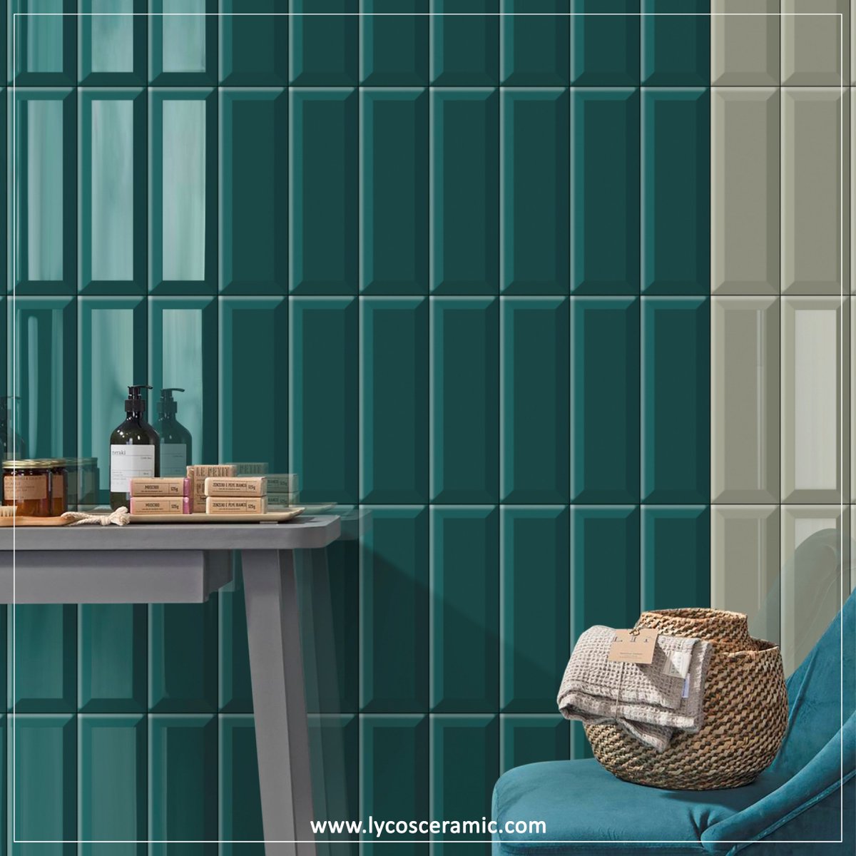 lycostiles's tweet photo. Adorn your interior with these beautiful Metro tiles from Lycos Ceramic.
Metro Tiles
Bottle green
Glossy Finish
100x300 MM
Product code:251925180
https://t.co/vuqvh3nqcL
Email:export@lycosceramic.com
WhatsApp:+919909998712
#metrotiles #100x300MM #GlossyTiles #LycosCeramic https://t.co/BY2Szg1kkv