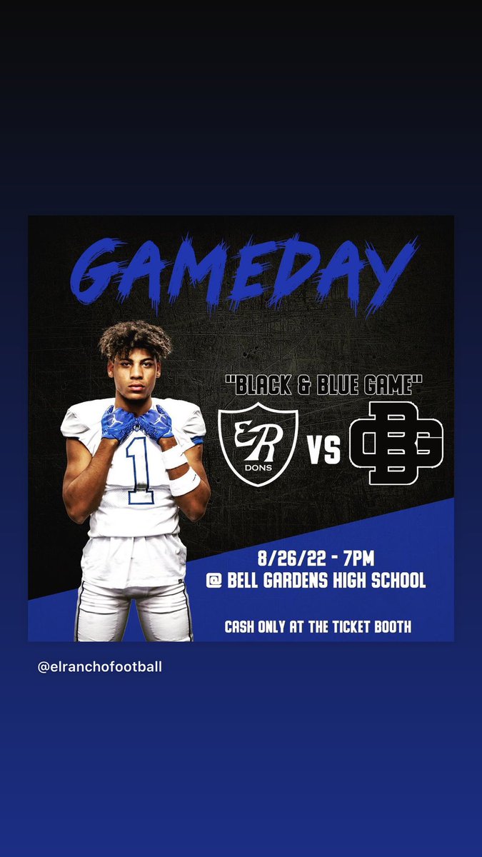 mrslealerusd's tweet photo. Hernandez with 3 TDs so far! @ElRanchoHS leads BG 28-16 in the 3rd. @ElRanchoHS @ElRanchoHSASB https://t.co/HhQdhj80Mb