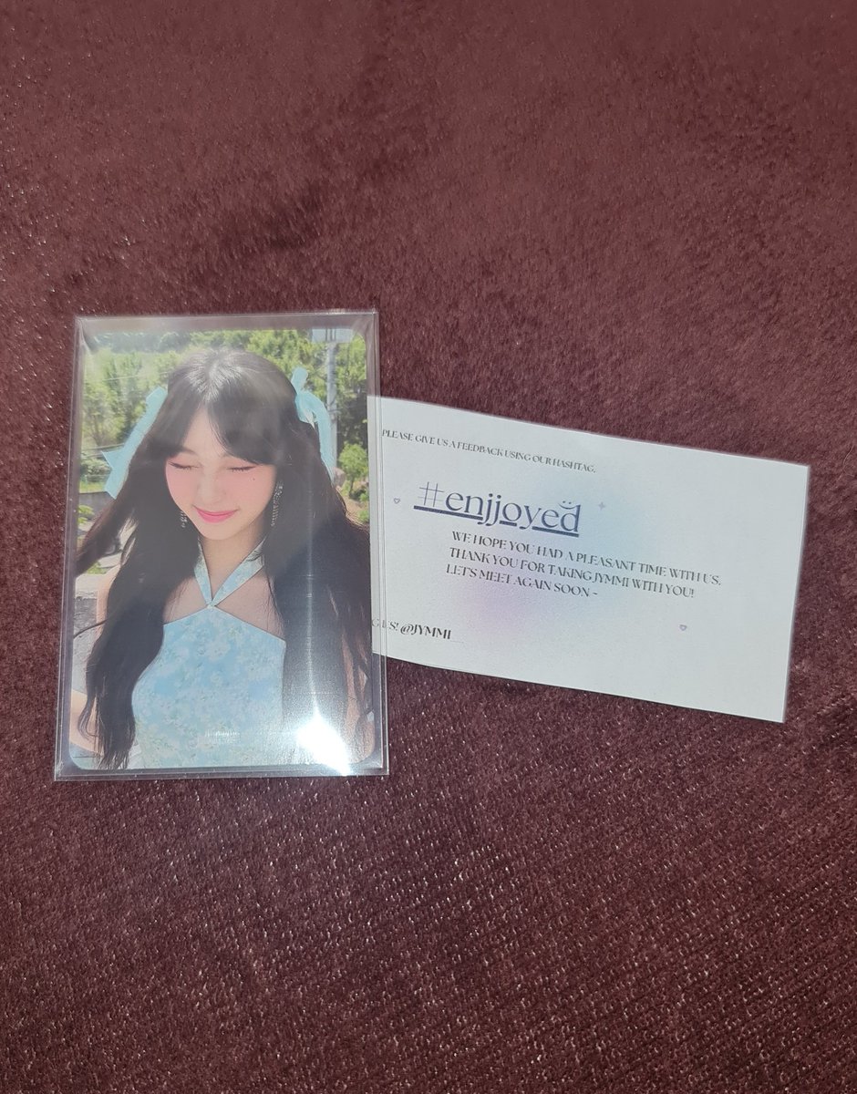 🦊 #leangmail 🦊

Another yeojin pc came home 😌 thank u so much <a href="/jymmi__/">slow</a> for bringing her home safely 🥺💜 til our next~ &gt;&lt;
#enjjoyed