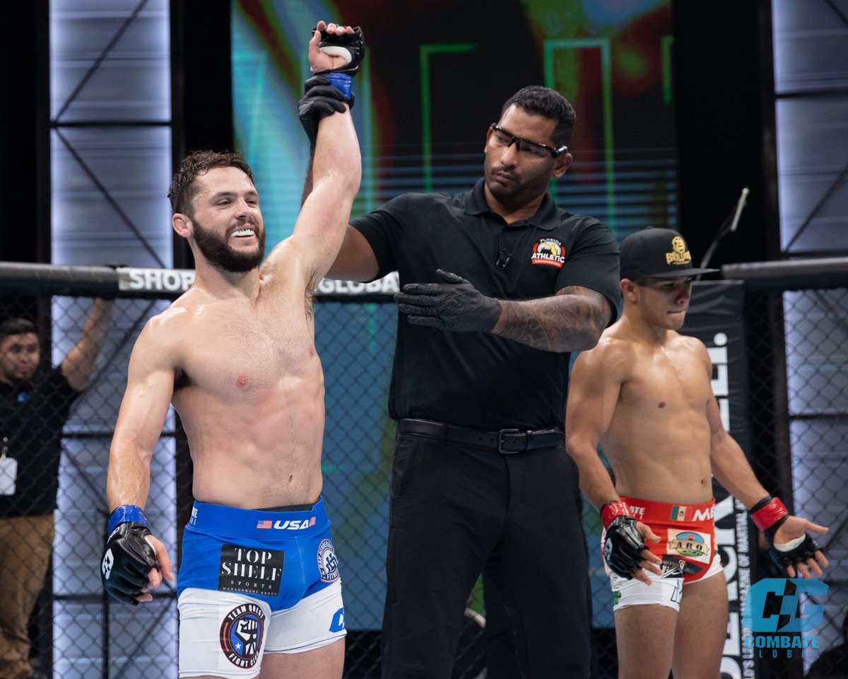 combateglobal's tweet photo. This fight goes to the United States,  Mason Iacobellis🇺🇸 wins against Carlos Reyes via unanimous decision👊🏻#CombateGlobal #MuchMoreAction https://t.co/xbPzT9OJGm